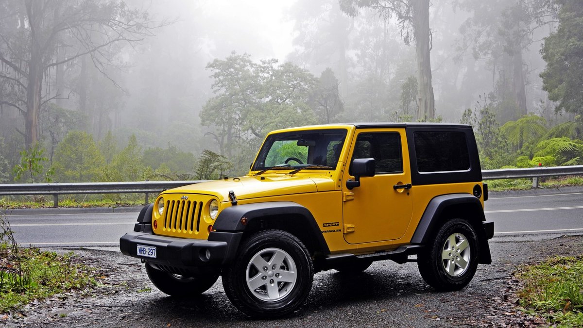 Jeep Wrangler Rubicon желтый
